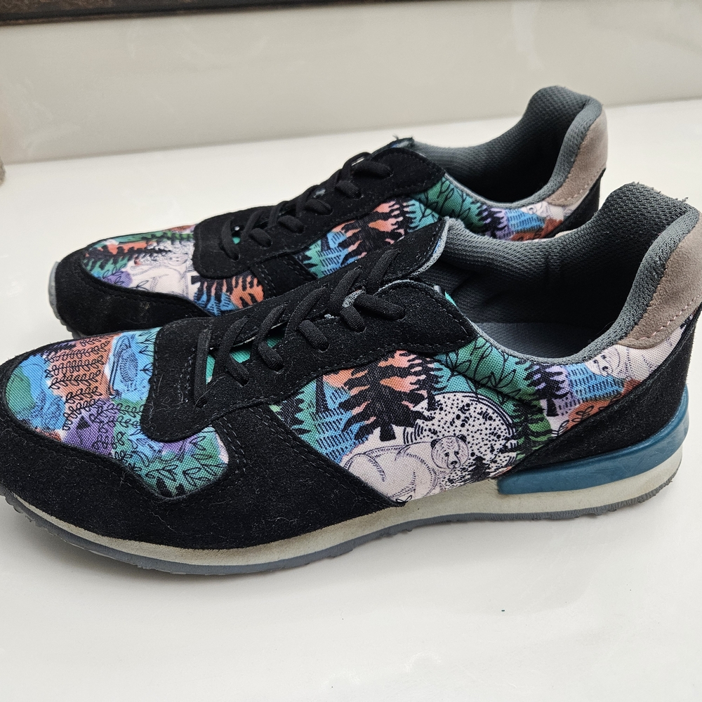 Inkkas Black Multicolor Sneakers